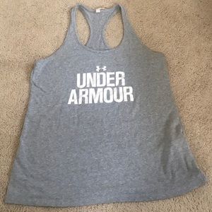 Under Armour Heather Grey Workout Top